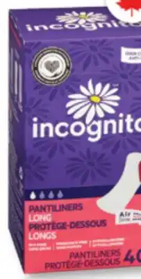 Familiprix Incognito long pantiliners offer