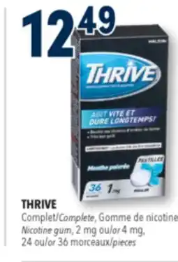 Familiprix THRIVE, Complete, Nicotine gum, 2 mg or 4 mg, 24 or 36 pieces offer