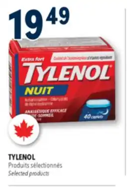 Familiprix TYLENOL, Selected products offer
