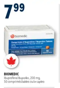 Familiprix BIOMEDIC, Ibuprofen, 200 mg, 50 tablets or caplets offer