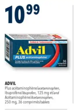 Familiprix Advil ibuprofen plus acetaminophen tablets 36un offer