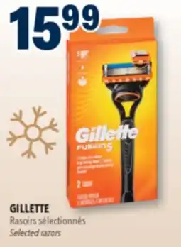 Familiprix GILLETTE, Selected razors offer