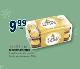 Familiprix FERRERO ROCHER, Fine hazelnut chocolate, 200 g offer