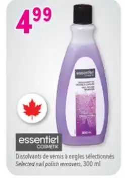 Familiprix Essentiel Cosmetik strengthening nail polish remover 300ml offer