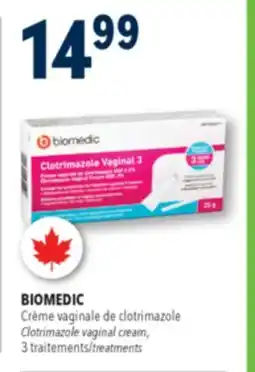 Familiprix BIOMEDIC, Clotrimazole vaginal cream, 3 treatments offer