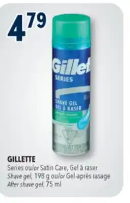 Familiprix GILLETTE After shave gel offer