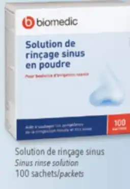 Familiprix BIOMEDIC, Sinus rinse solution, 100 packets offer