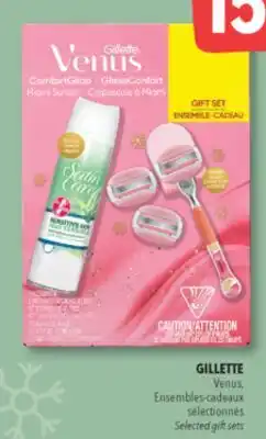 Familiprix GILLETTE, Venus, Selected gift sets offer