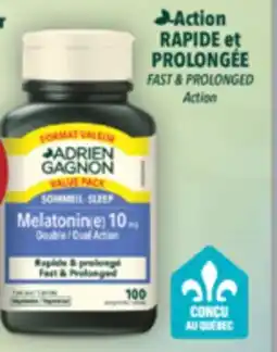 Familiprix Adrien Gagnon Sleep management melatonin dual action tablets 100un offer