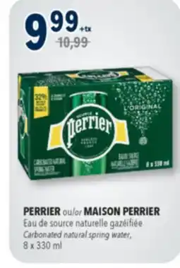 Familiprix PERRIER Carbonated natural spring water offer