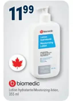 Familiprix Biomedic moisturizing lotion offer