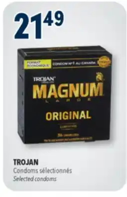 Familiprix TROJAN, Selected condoms offer