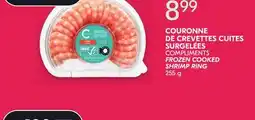 IGA COMPLIMENTS FROZEN COOKED SHRIMP RING offer