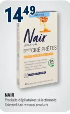 Familiprix Nair legs & body ready wax strips for sensitive skin offer