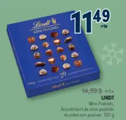 Familiprix LINDT, Assorted mini pralines, 100 g offer