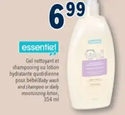 Familiprix Essentiel baby wash & shampoo lightly scented 354ml offer