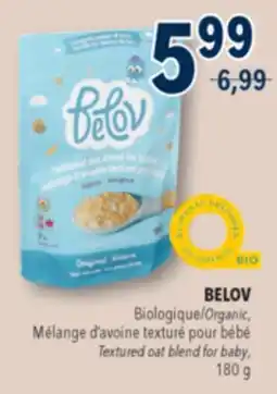 Familiprix BELOV, Organic, Textured oat blend for baby, 180 g offer