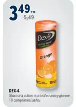 Familiprix Dex4 fast acting Glucose chewable tablets - Orange 10un offer