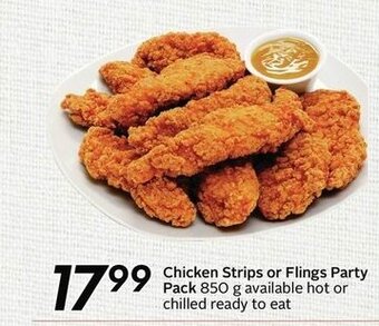 Safeway Chicken Strips or Flings Party Pack offer