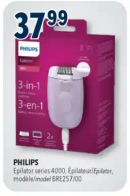 Familiprix PHILIPS, Epilator, model BRE257/00 offer
