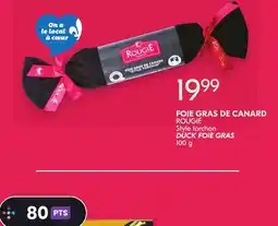 IGA ROUGIÉ DUCK FOIE GRAS offer