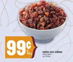 Marché Adonis RAISINS SECS SULTANA | SULTANA RAISINS offer