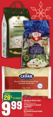 Marché Adonis SEMOULE DE BLÉ DUR CEDAR | CEDAR DURUM WHEAT SEMOLINA offer