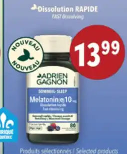 Familiprix Adrien Gagnon Melatonin 10mg Sleep Max fast dissolving tablets 80un offer