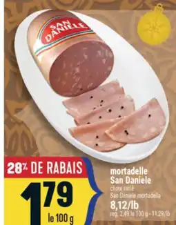 Marché Adonis MORTADELLE SAN DANIELE | SAN DANIELE MORTADELLA offer
