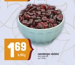 Marché Adonis CANNEBERGES SÉCHÉES | DRIED CRANBERRIES offer