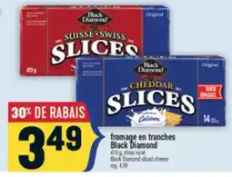 Marché Adonis FROMAGE EN TRANCHES BLACK DIAMOND | BLACK DIAMOND SLICED CHEESE offer