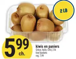 Marché Adonis KIWIS EN PANIERS | KIWI BASKETS offer