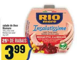 Marché Adonis SALADE DE THON RIOMARE | RIOMARE TUNA SALAD offer