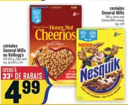 Marché Adonis Céréales General Mills ou Kellogg's offer