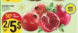 Marché Adonis GRENADES ROUGES | RED POMEGRANATES offer