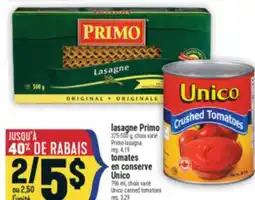 Marché Adonis lasagne Primo | Primo lasagna offer