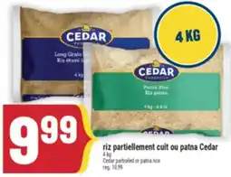Marché Adonis RIZ PARTIELLEMENT CUIT OU PATNA CEDAR | CEDAR PARBOILED OR PATNA RICE offer