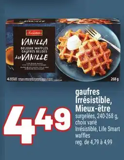 Metro gaufres Irrésistible, Mieux-être offer