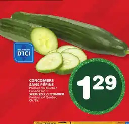 Marches Tradition SEEDLESS CUCUMBER offer