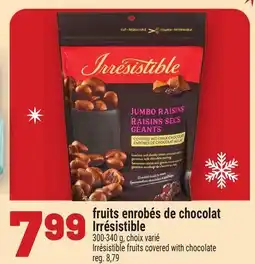 Metro FRUITS ENROBÉS DE CHOCOLAT IRRÉSISTIBLE offer