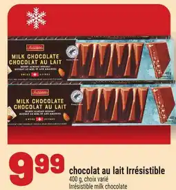 Metro CHOCOLAT AU LAIT IRRÉSISTIBLE offer
