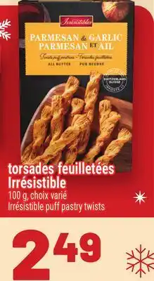 Metro torsades feuille Irrésistible offer