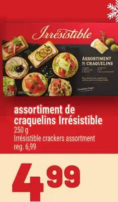 Metro assortiment de craquelins Irrésistible offer
