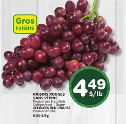 Marches Tradition SEEDLESS RED GRAPES offer