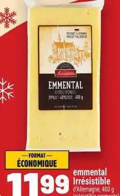 Metro EMMENTAL IRRÉSISTIBLE offer