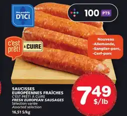 Marches Tradition FRESH EUROPEAN SAUSAGES offer