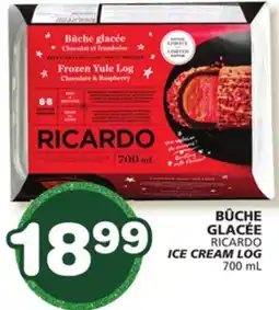 Marches Tradition RICARDO ICE CREAM LOG offer