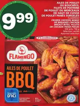 Marches Tradition FLAMINGO FROZEN CHICKEN WINGS OR BREADED CHICKEN BREAST BITES, FILLETS OR CHICKEN THIGH PIECES offer