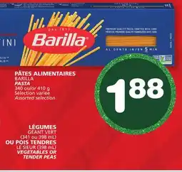 Marches Tradition GÉANT VERT (341 ou 398 mL), LE SIEUR (398 mL) VEGETABLES OR TENDER PEAS offer