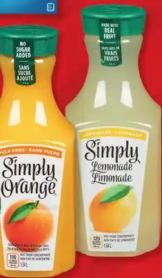 Marches Tradition SIMPLY REFRIGERATED FRUIT JUICE, PUNCH OR LEMONADE offer